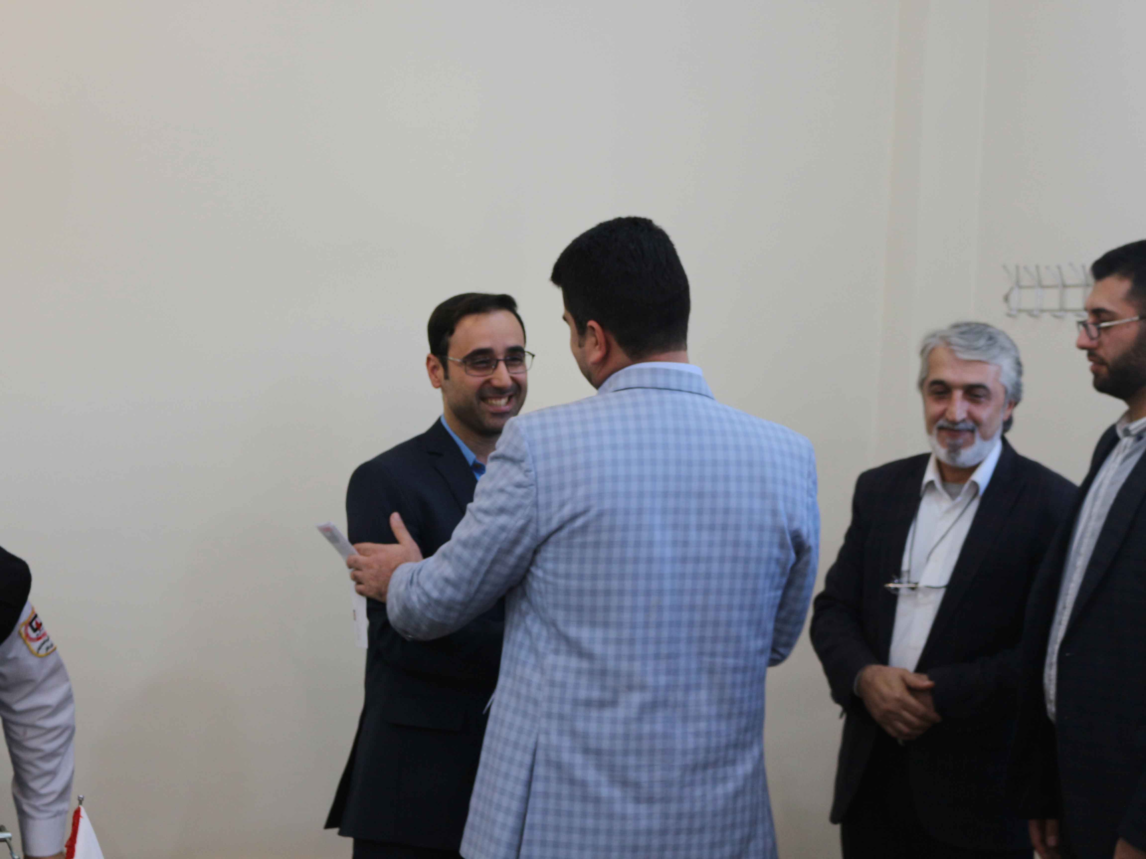 مراسم تکریم و معارفه مسئول روابط عمومی سازمان آتش نشانی و خدمات ایمنی شهرداری بابل