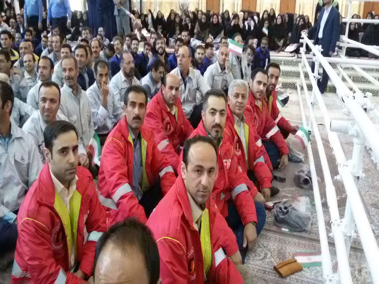 حضور پرسنل سازمان در مراسم روز جهانی کارگر