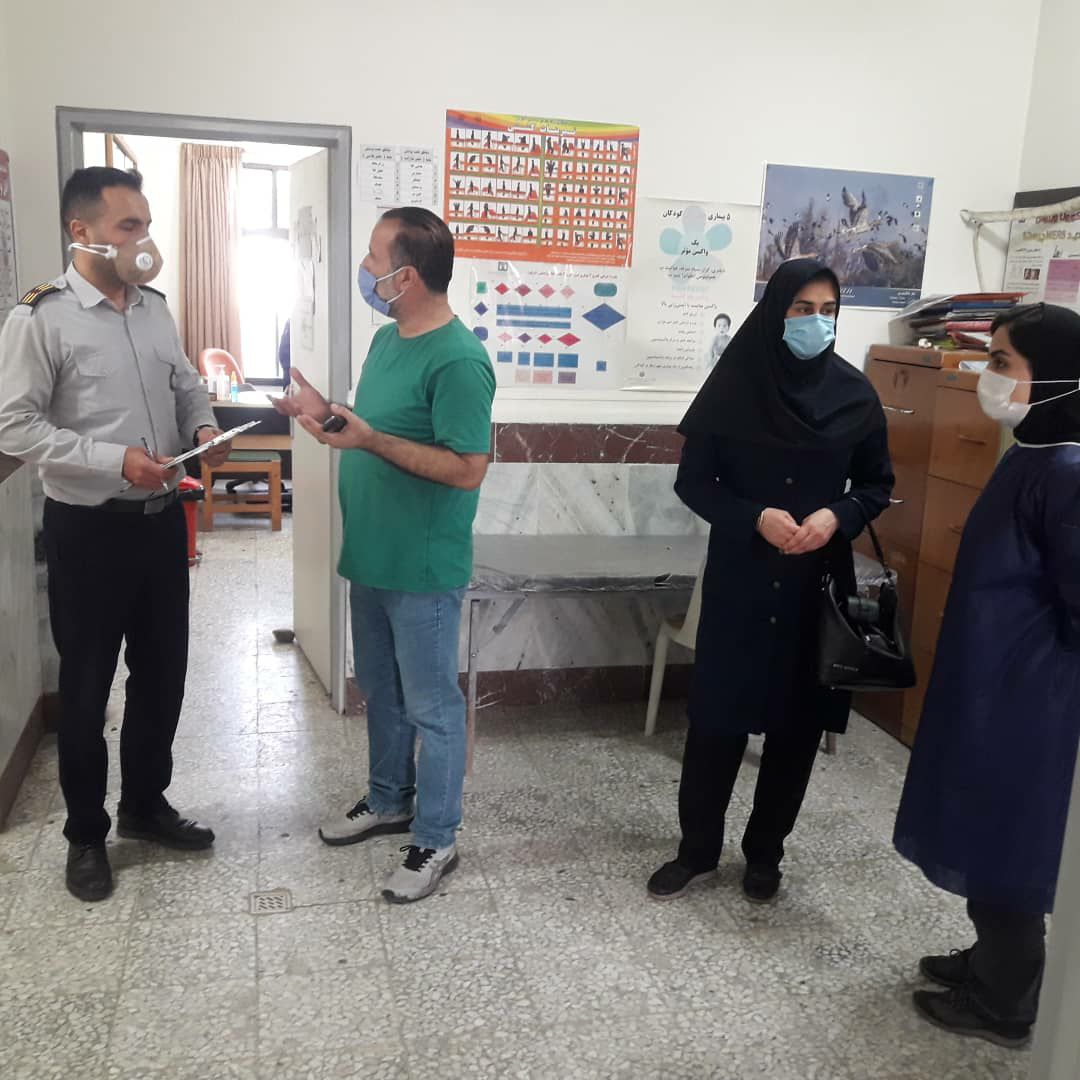 بازدید کارشناسان واحد پیشگیری سازمان از مراکز جامع سلامت و بهداشت شهرستان بابل