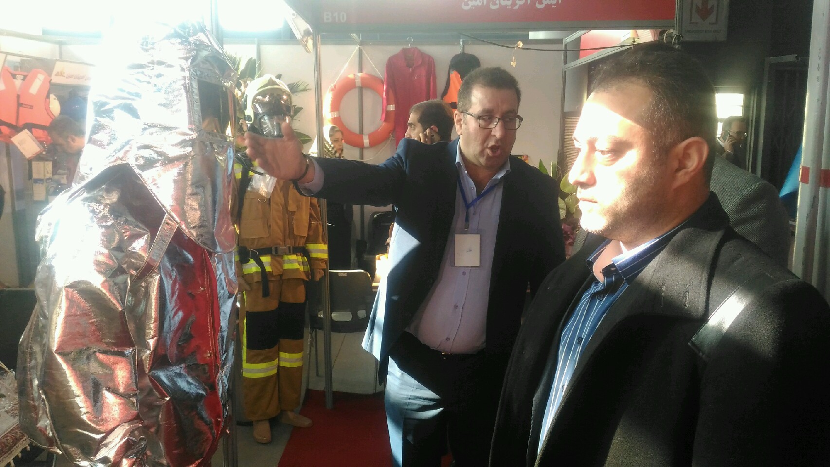 حضورمدیرعامل سازمان آتش نشانی در چهارمین نمایشگاه بینالمللی ایمنی ، آتش نشانی ومحیط زیست تهران