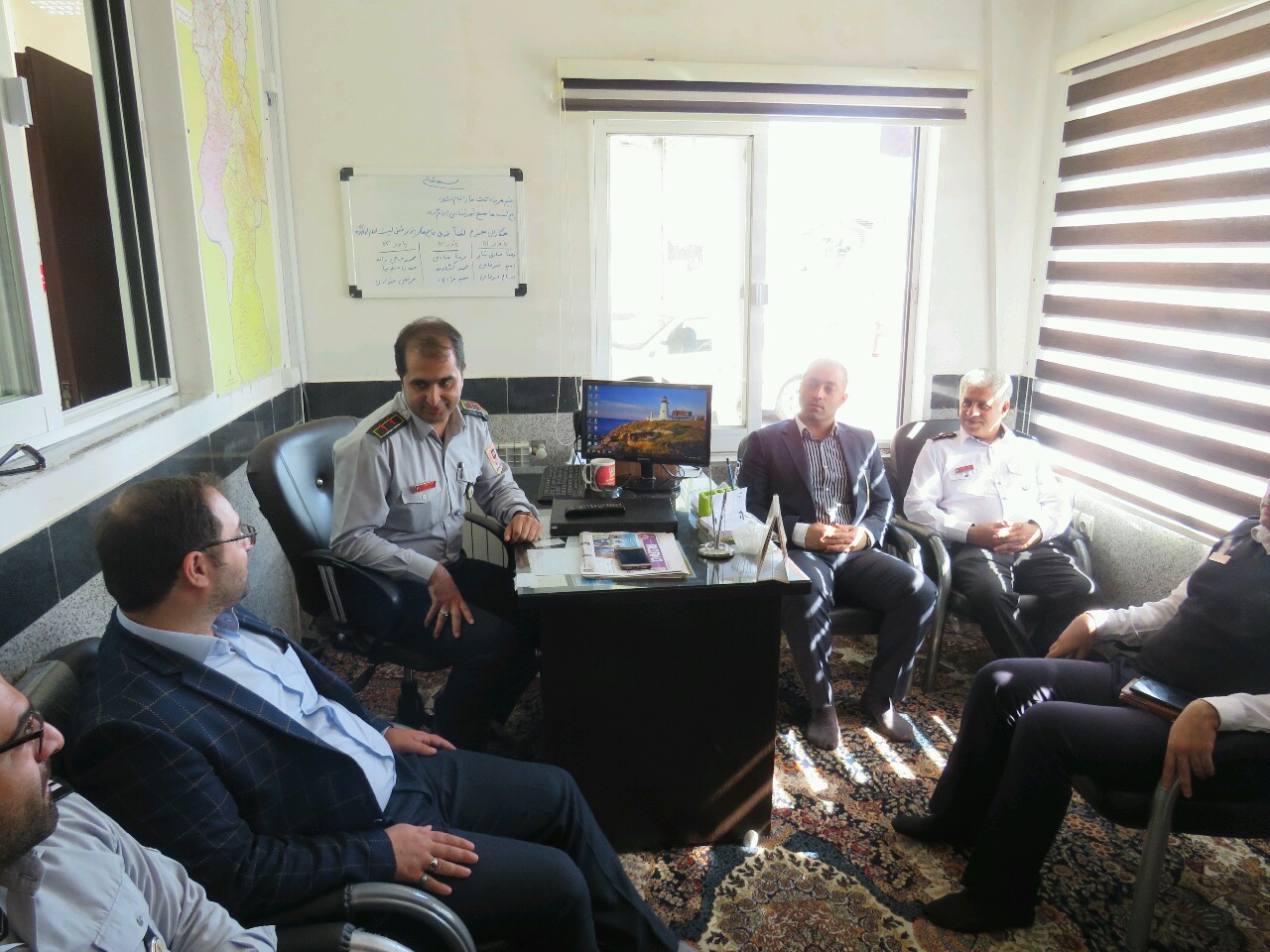 بازدید میدانی و حضور در ایستگاههای پنج گانه سازمان آتش نشانی بابل توسط مهندس کمیل نژاداکبر سرپرست سازمان