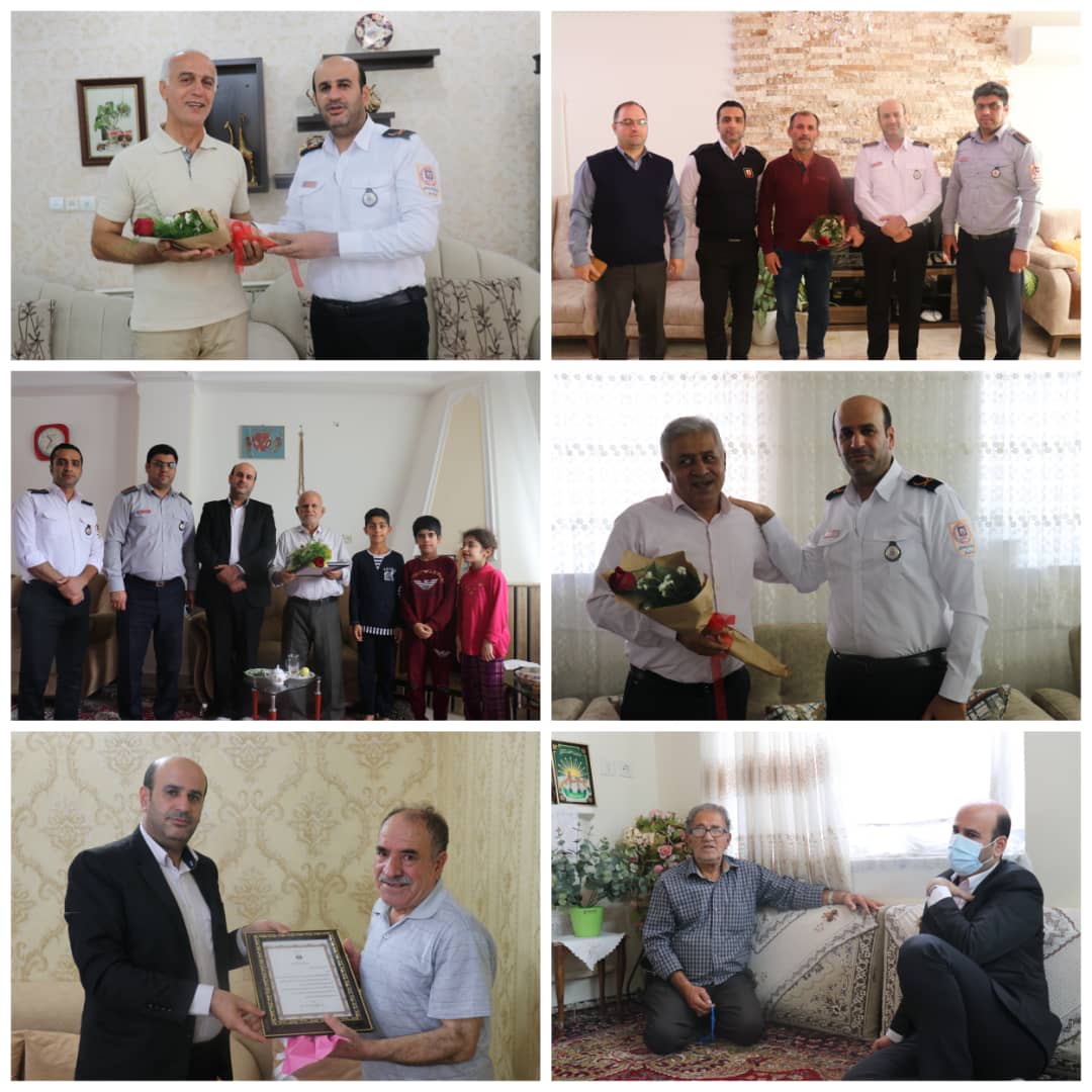 مدیرعامل سازمان آتش نشانی بابل و هیئت همراه با حضور در منزل تعدادی از همکاران بازنشسته، با آنان دیدار کردند.