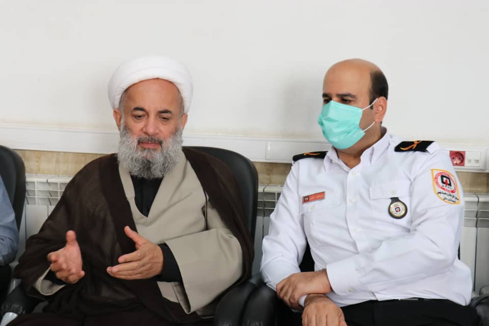 بازدید امام‌جمعه بابل از ستاد فرماندهی آتش‌نشانی بابل به‌مناسبت «روز آتش‌نشانی و ایمنی»