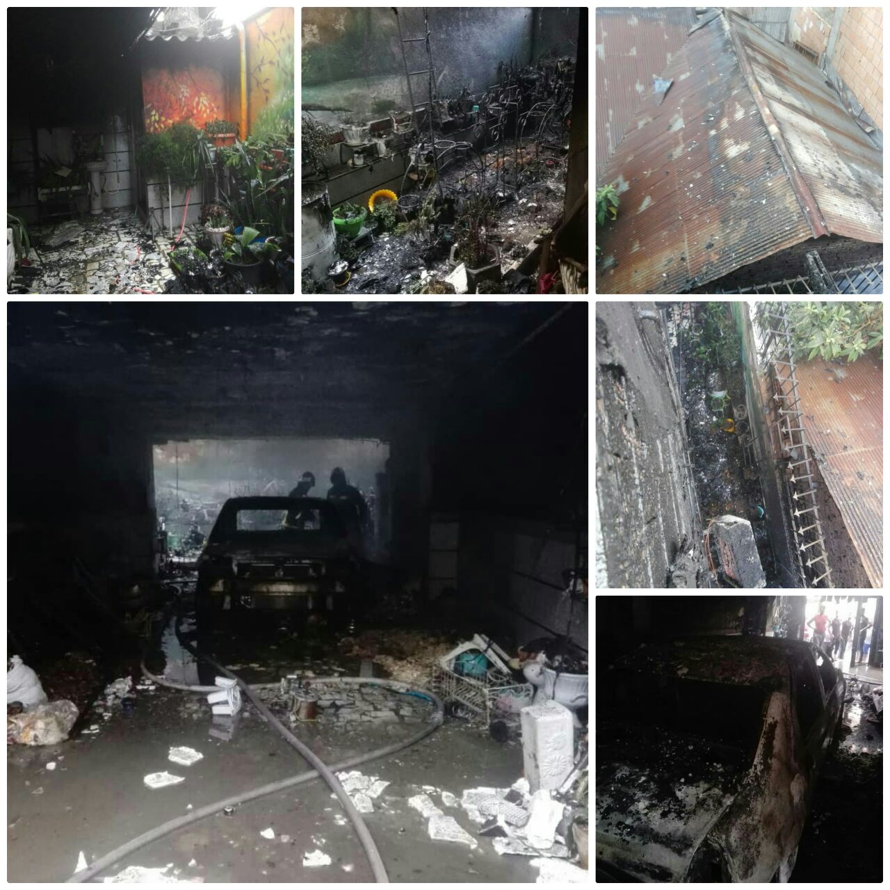 دو واحدمسکونی و بخشی ازسقف یک خانه عصرامروزدر بابل آتش گرفت.