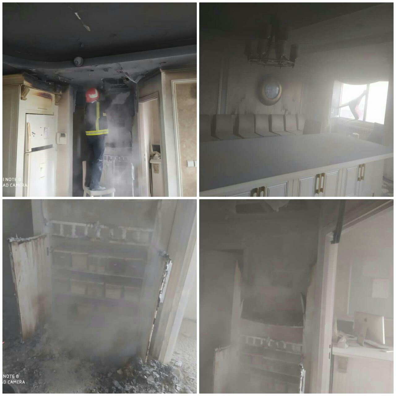 آتش سوزی  برج مینا در بابل مهار شد