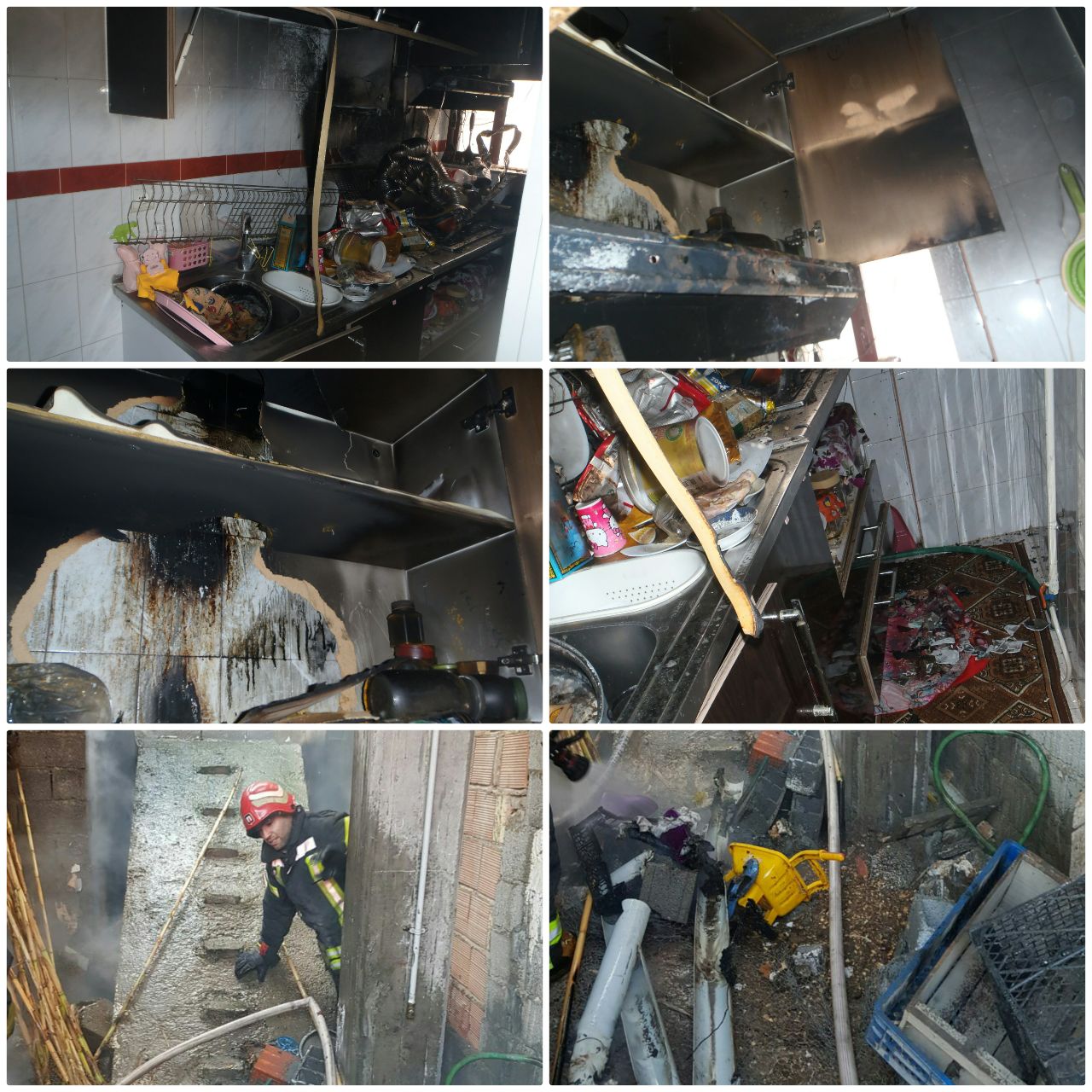 وقوع دو حادثه آتش سوزی در بابل