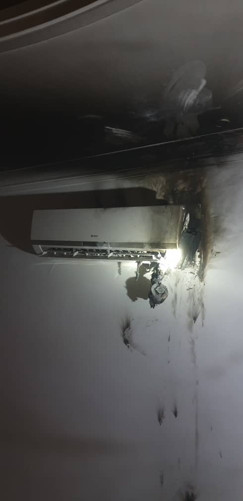 آتش سوزی منزل مسکونی در بابل