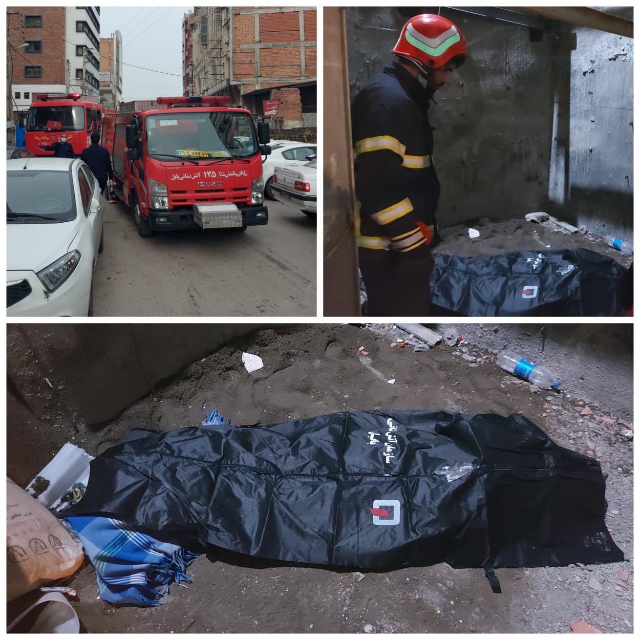 سقوط کارگر ۳۵ ساله بجنوردی از طبقه پنجم ساختمان در حال ساخت به داخل چاهک آسانسور در بابل