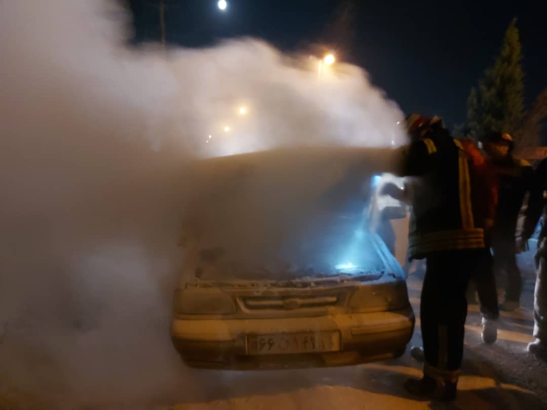 وقوع حادثه دوم آتش‌سوزی در نزدیکی پمپ بنزین لاله‌آباد بابل