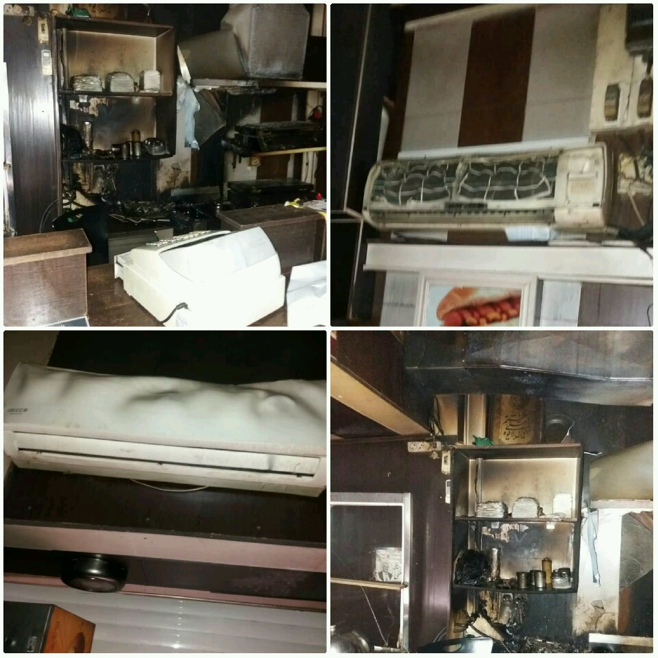 آتش سوزی مغازه فست فود در بابل با تلاش آتش نشانان مهار شد.