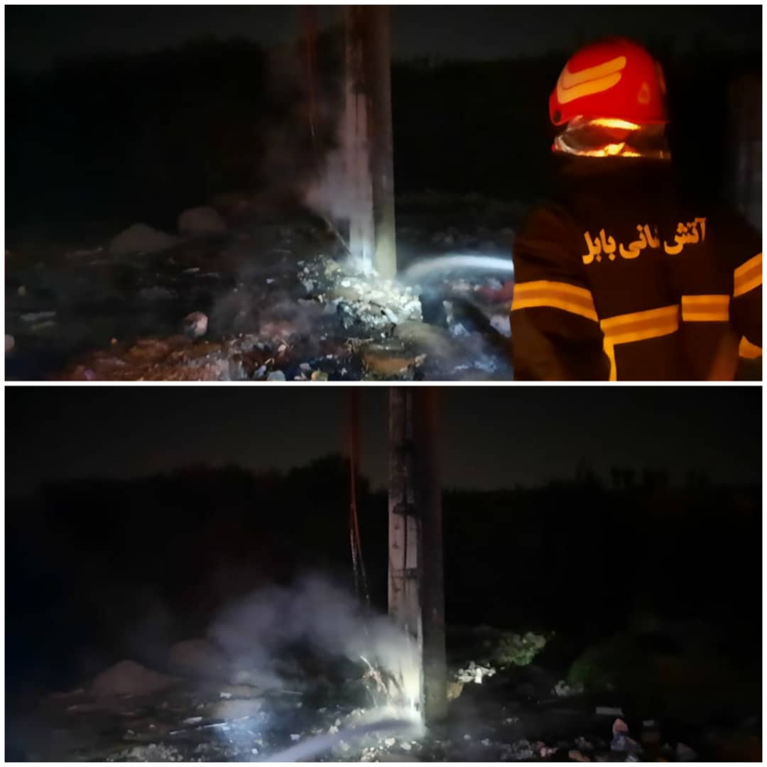 آتش سوزی موتور سیکلت در پارکینگ منزل مسکونی حادثه آفرید