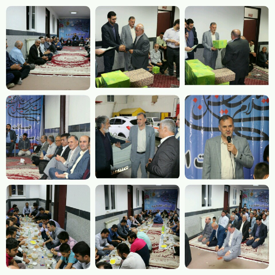 مراسم جشن میلاد کریم اهل بیت امام حسن مجتبی (ع) همراه با ضیافت افطاری در سازمان آتش نشانی