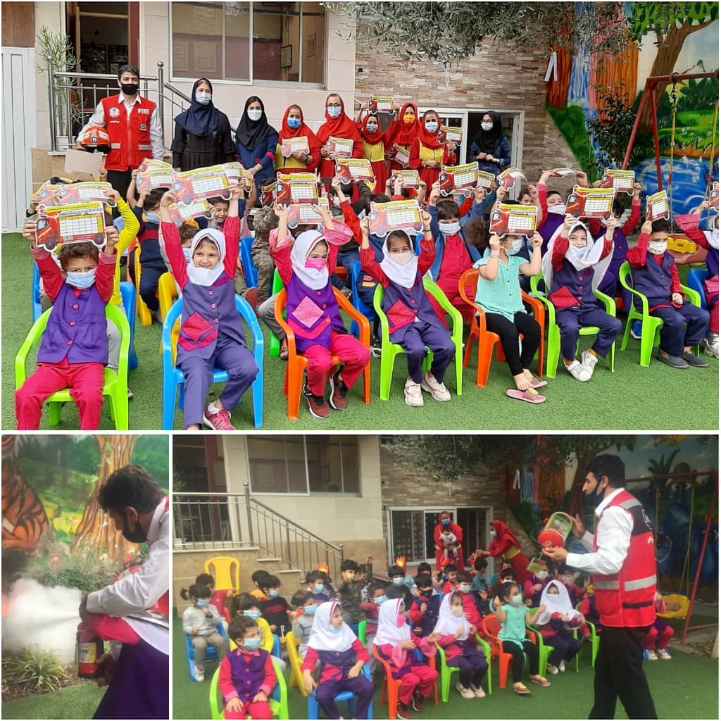 آموزش شهروندی همراه با رعایت کامل پروتکل های بهداشتی 