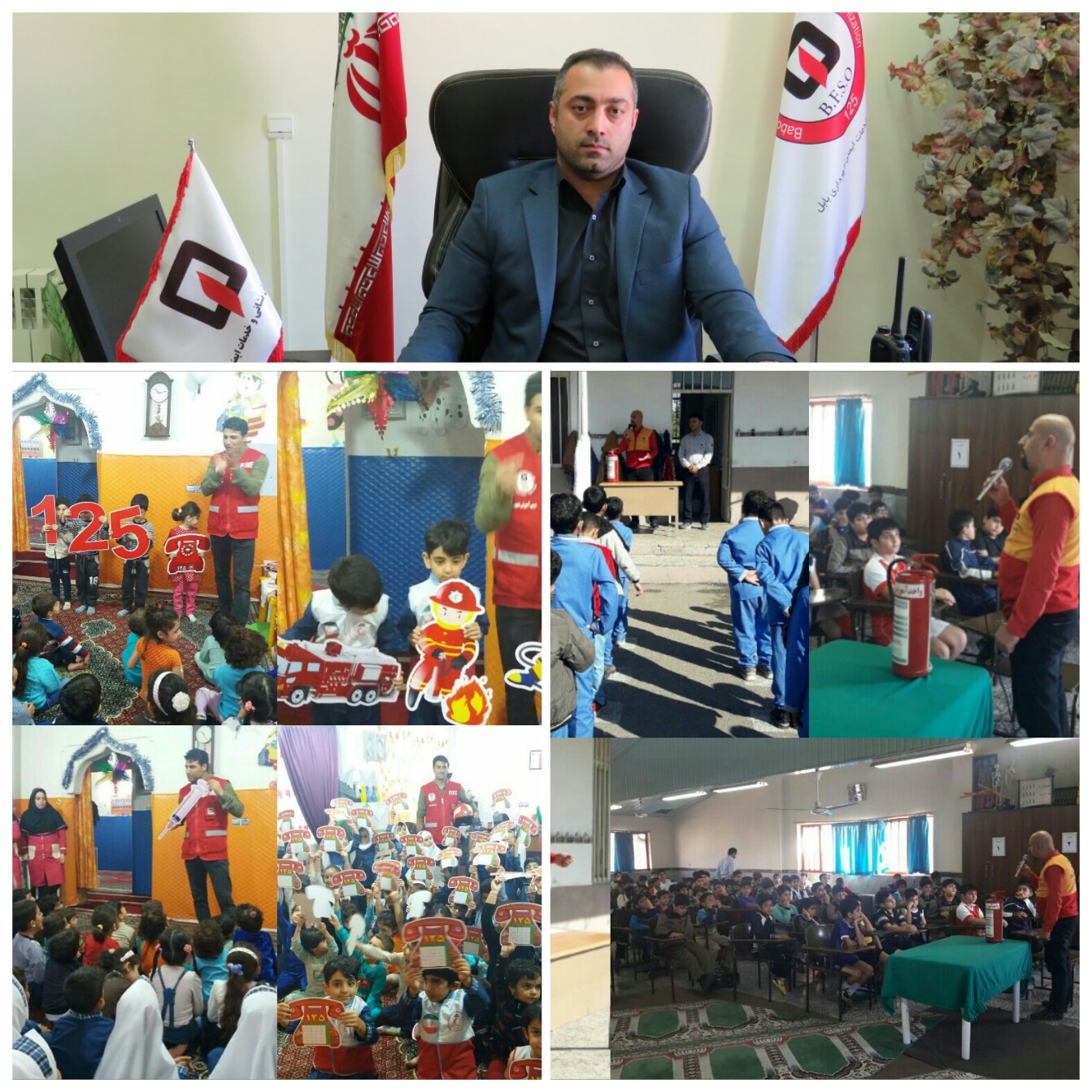 مهندس نژاد اکبر سرپرست سازمان اتش نشانی بابل: سازمان آتش نشانی اهتمام ویژه ای  در راستای ارتقای فرهنگ ایمنی در سطح شهروندان، با توسعه روند آموزش عمومی خواهد داشت . 