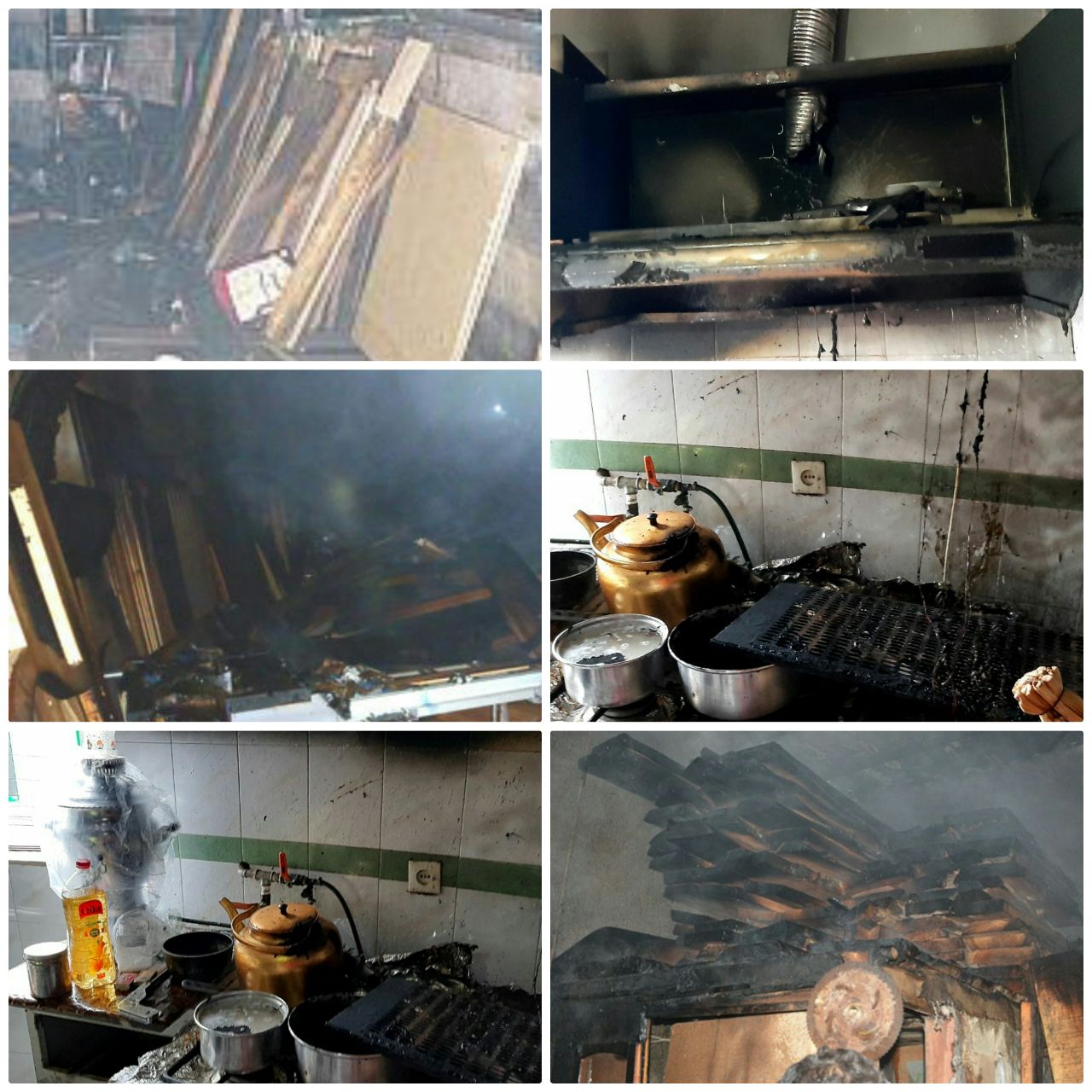 آتش سوزی کارگاه نجاری و منزل مسکونی در بابل