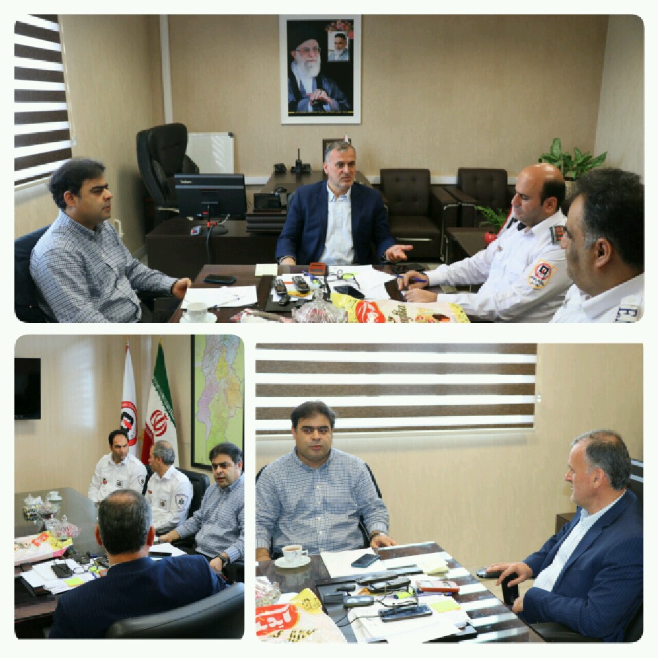 جلسه تعاملی مدیران سازمان آتش نشانی و اورژانس بابل