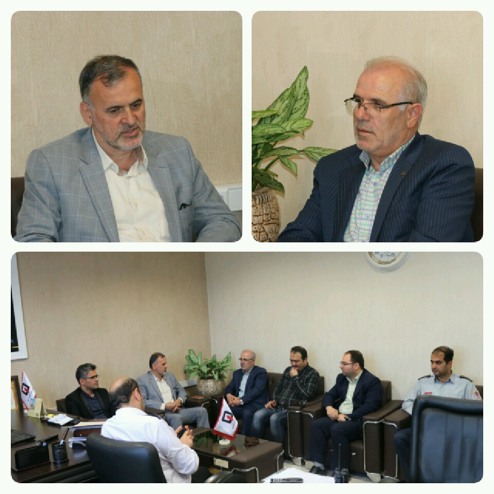 حضور مدیرعامل مجمع خیرین شهرستان بابل در سازمان آتش نشانی