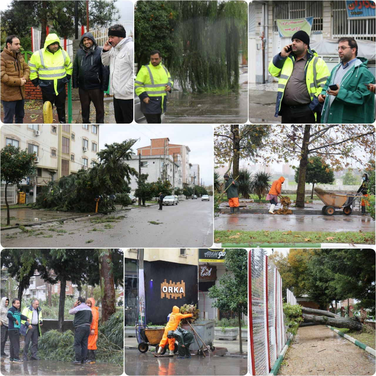 آماده باش کامل شهرداری بابل از شب گذشته تا کنون