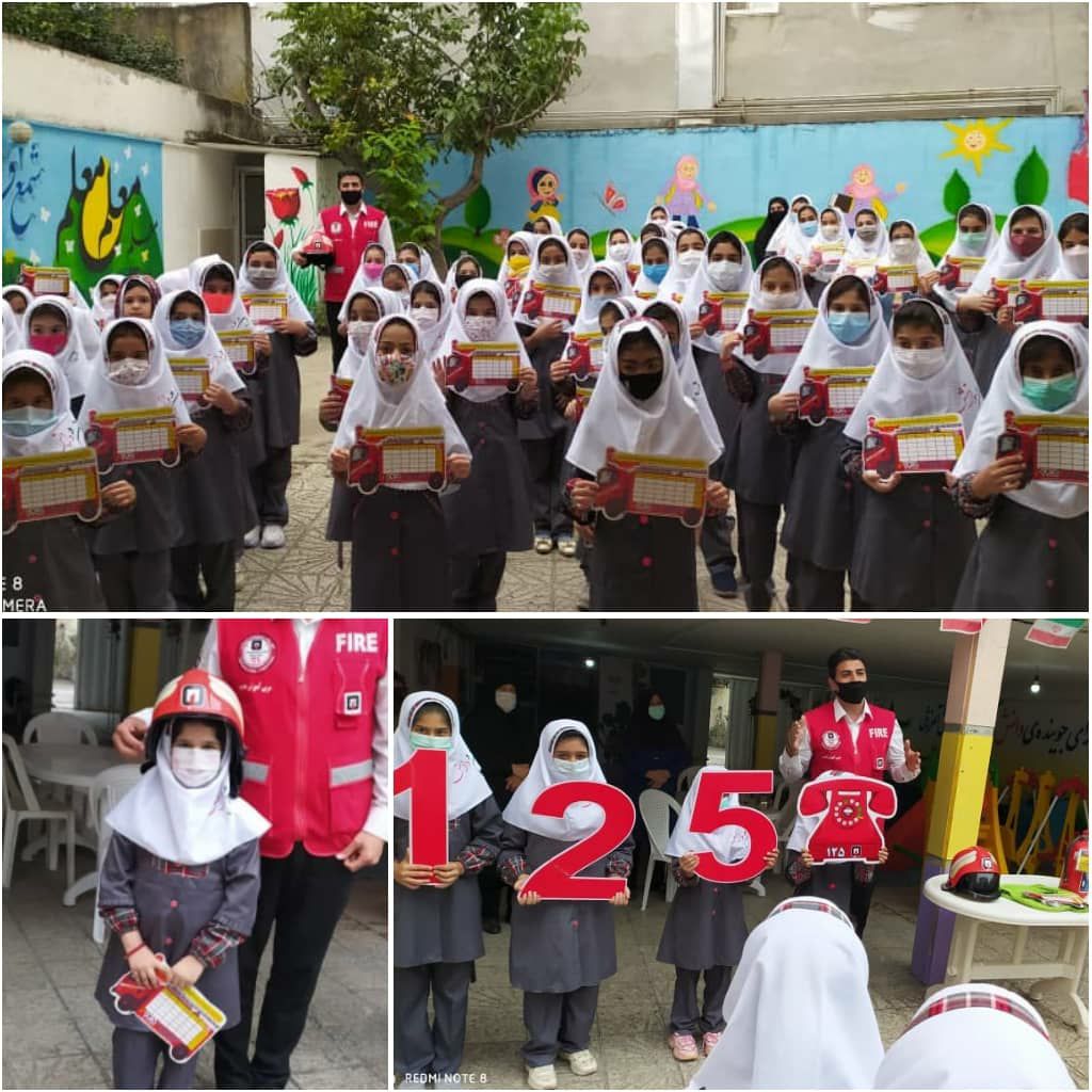 آموزش شهروندی همراه با رعایت کامل پروتکل های بهداشتی 