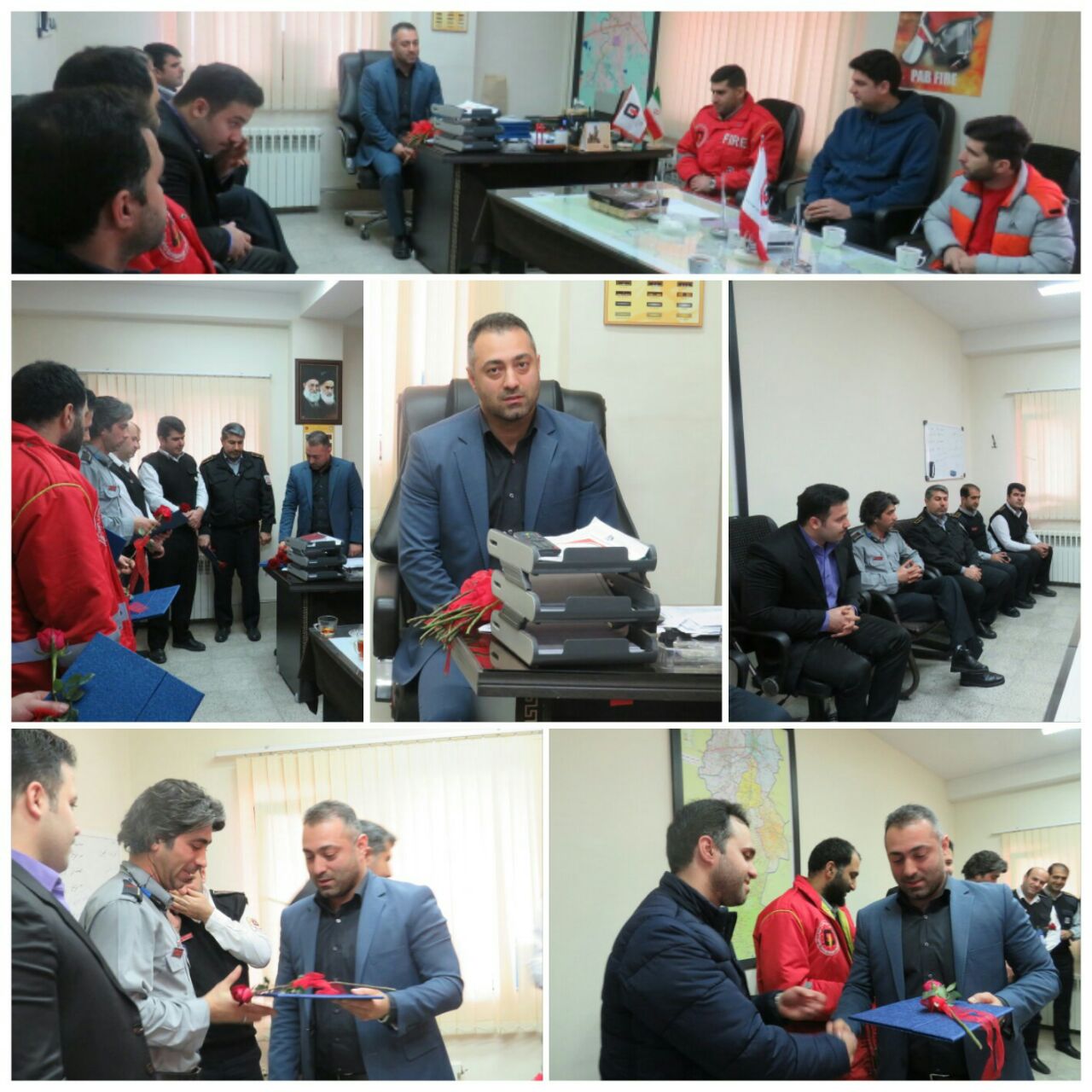 به مناسبت روز مهندس از مهندسین شاغل در سازمان آتش نشانی تقدیر شد.