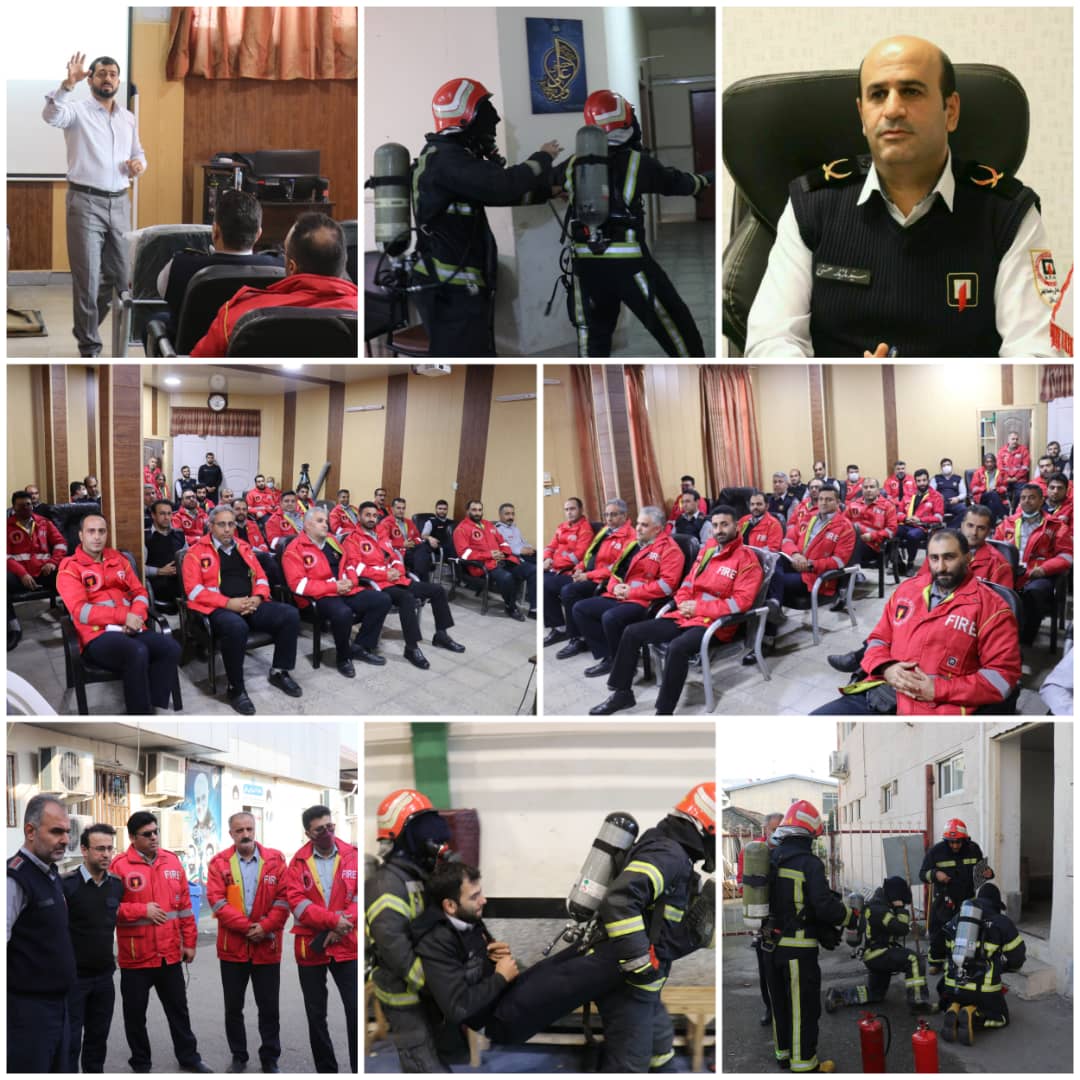 برگزاری آموزش تخصصی امداد و نجات و اطفای حریق در ساختمان های بلند مرتبه در بابل