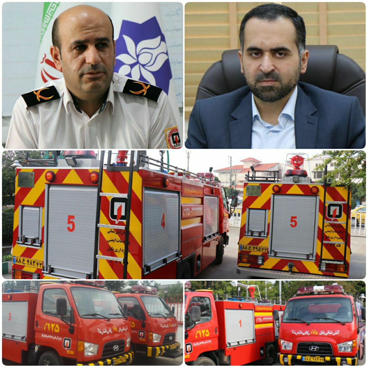  دو دستگاه خودروی اطفای حریق به سازمان آتش‌نشانی بابل ملحق شد