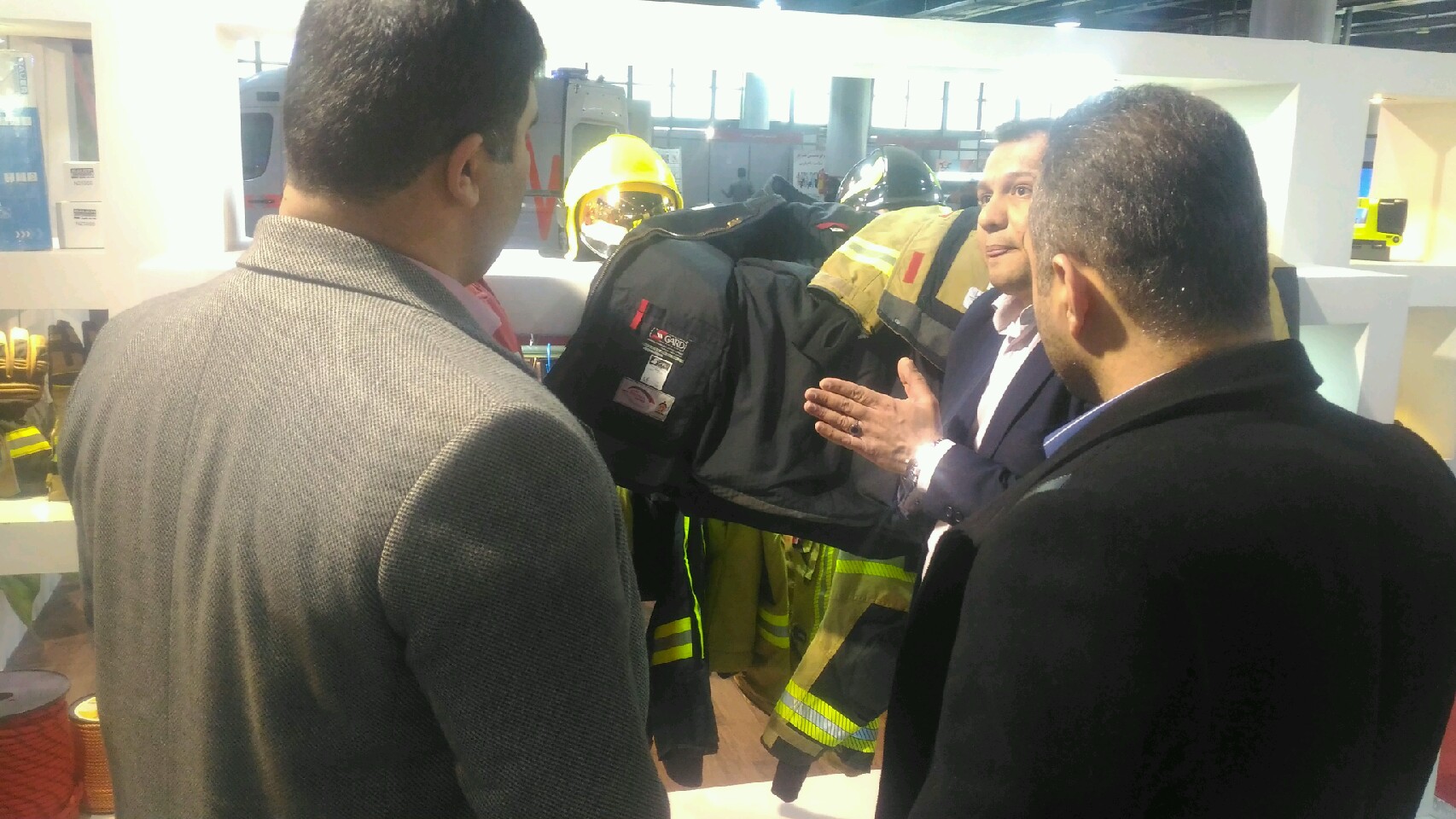 حضورمدیرعامل سازمان آتش نشانی در چهارمین نمایشگاه بینالمللی ایمنی ، آتش نشانی ومحیط زیست تهران